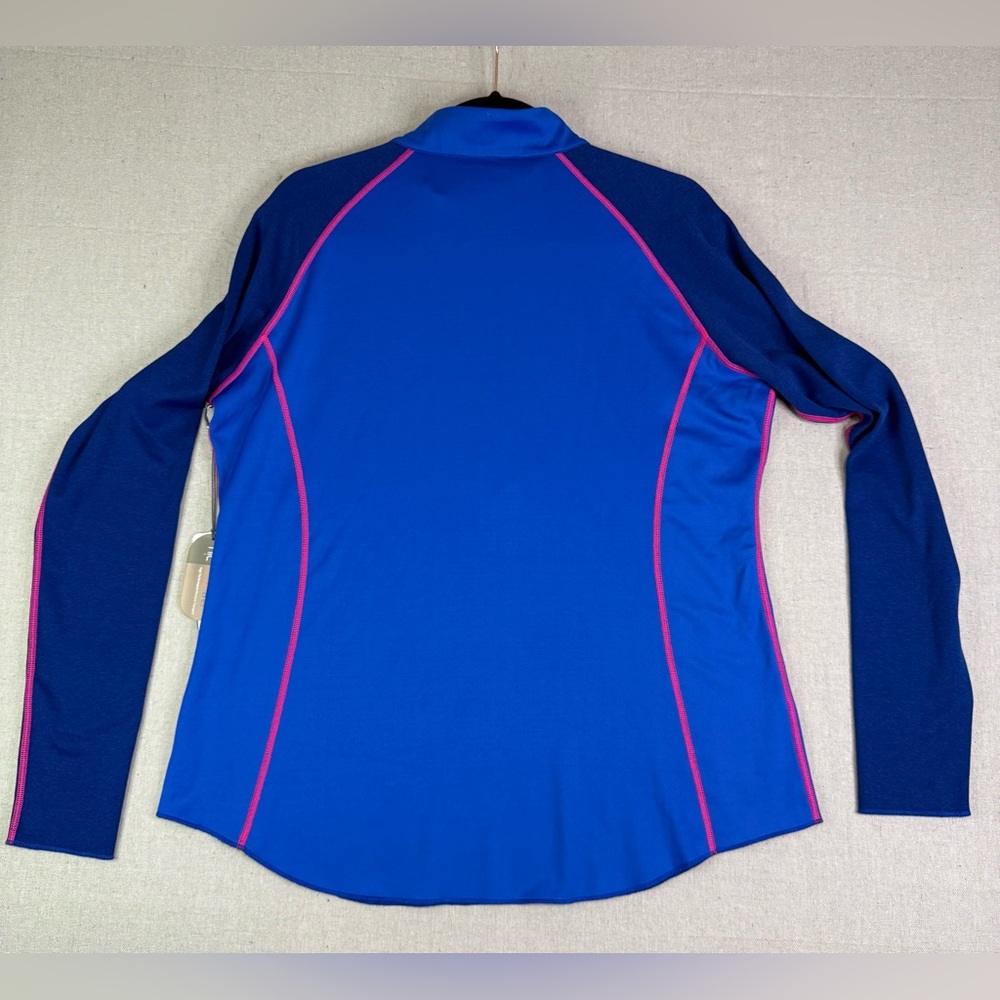 J104 Jofit Blue and Pink Long Sleeve Top - Picture 2 of 9